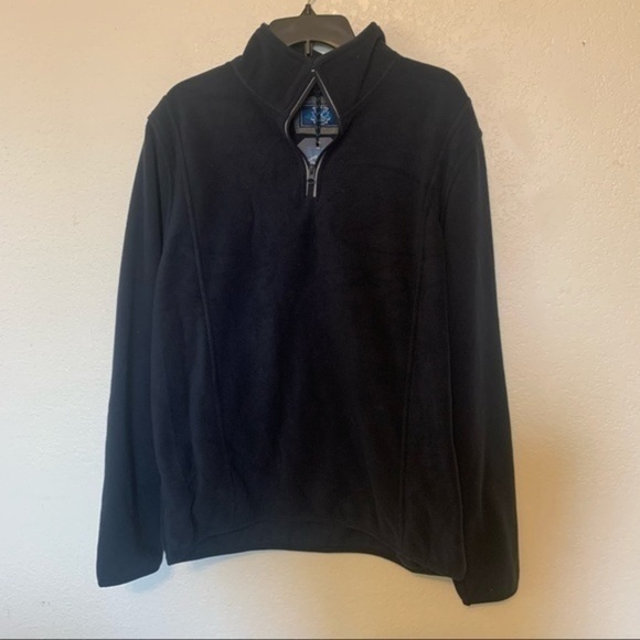 Vintage 1946 Partial Zip Fleece Knit Sweater large - Picture 4 of 6